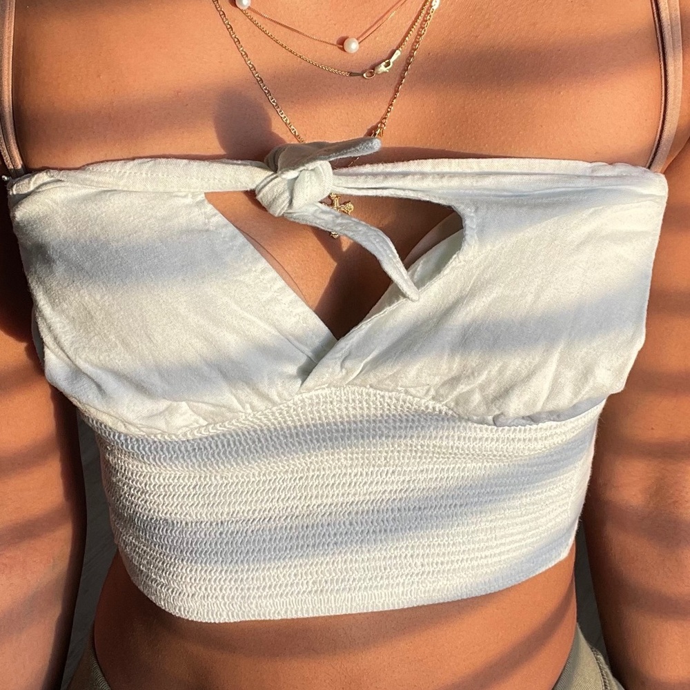 Pacsun front tie Crop top